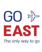 GO EAST, the only way to go