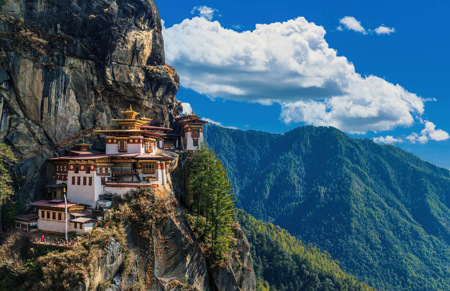 Bhutan, priced with the daily fee in plain sight